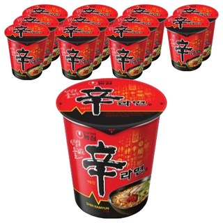 농심 신라면 컵 65g, 12개