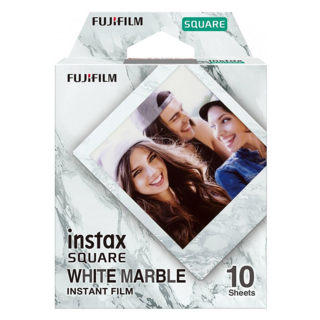 FUJIFILM 富士 instax SQUARE 方型底片, 1盒, 白石紋