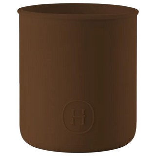 HYDY 矽膠套8.5cm (360ml專用) 水杯保護套 防滑耐磨, 摩卡, 1個