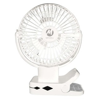 MYCEll 積進科技 無印風多功能USB夾式隨身電風扇, MY-UF-022W, 白色