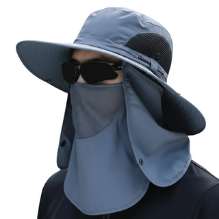 비안 UV차단 햇빛가리개 챙 넓은 스포츠 모자, 네이비, 1개