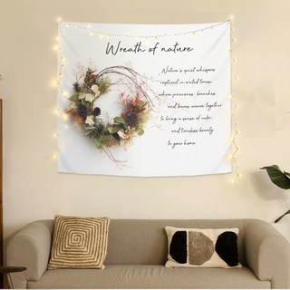 SANGSANG HOO 織物海報, 可愛花環