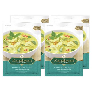 Kanokwan 泰式綠咖哩醬 50g, 4包