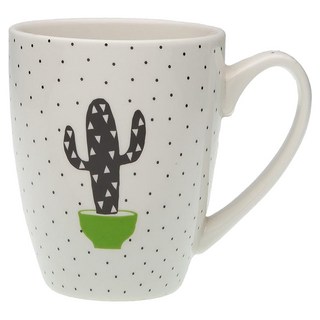 VERSA 瓷製馬克杯 仙人掌圖案 410ml, 熱帶, 1個
