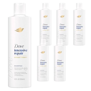 Dove 多芬 護理洗髮精 355ml - 深層修護 滋養柔順, 6瓶
