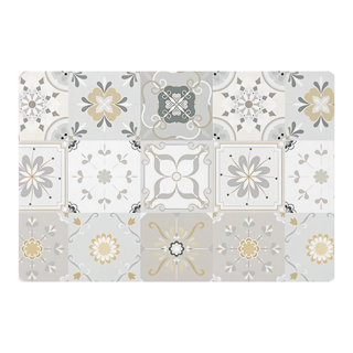 半島良品 厚款科技絨面軟式吸水墊, 巴洛克瓷磚