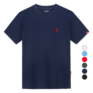 BEVERLY HILLS POLO CLUB 比佛利保羅 男女通用 涼感 透氣 Ice Cool Ever 小標誌 短袖 T恤 CPW0T05, 海軍藍