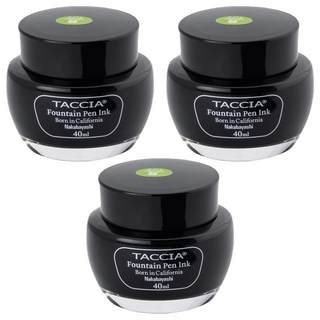 TACCIA 鋼筆墨水 WD40-13 TFPI13 40ml, 鶯, 3罐