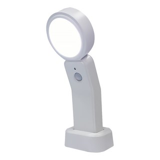 明沛 LED USB充電多用途感應燈 2W 1200mAh鋰電池 紅外線感應 可調角度 循環充電 簡易安裝, 白色