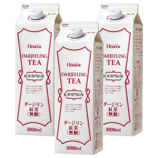 HOMER 大吉嶺紅茶, 1L, 3瓶