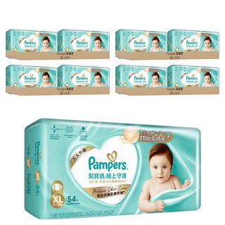 Pampers 幫寶適 原廠公司貨 極上守護 一級幫黏貼型護膚尿布/紙尿褲 12~17kg, XL, 432片