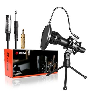 UTREND 單一指向性動圈式麥克風 + 3.5 轉換轉接頭, SM58