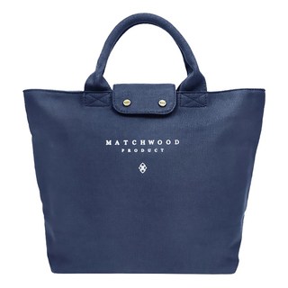 Matchwood Vintage 托特包 帆布材質, 海軍藍, 35.5 x 27 x 13cm