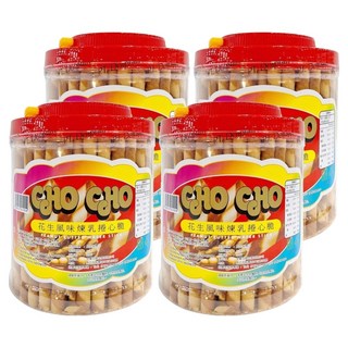 CHO CHO 花生風味煉乳捲心, 700g, 4罐