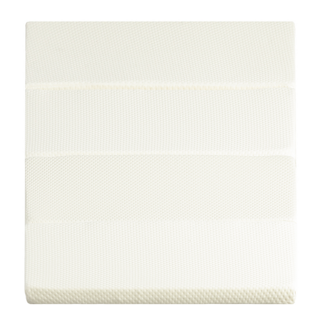 OliSleep 經典四折疊記憶泡棉床墊 (米色 多功能單人 5公分), 米色, 5cm