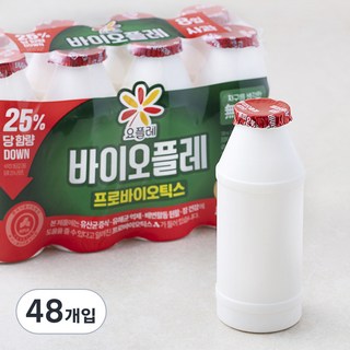 요플레 바이오플레 사과, 130ml, 8개입, 6개
