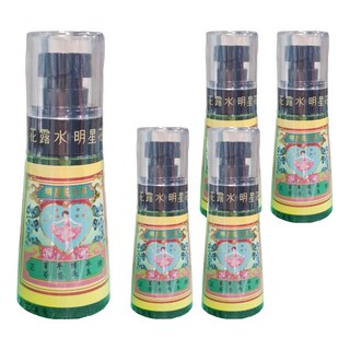 明星花露水 隨身小噴瓶 小號噴式, 60ml, 5瓶