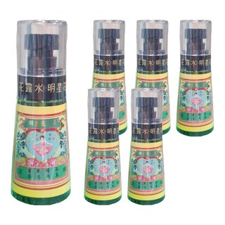 明星花露水 隨身小噴瓶, 小號噴式, 60ml, 6瓶