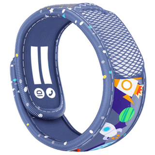 PARA'KITO 帕洛 天然精油防蚊兒童手環 防水 植物活性成分, 星際太空款, 1個, 10g