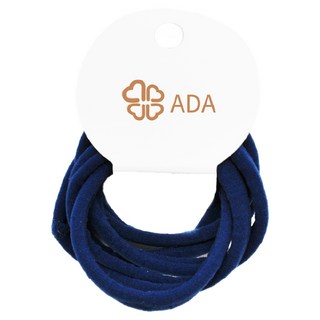 ADA柔軟髮束-6入 高彈力不易斷裂 簡約時尚