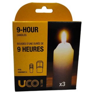 UCO 石蠟蠟燭 L-CAN3PK 3支, 142g, 1盒