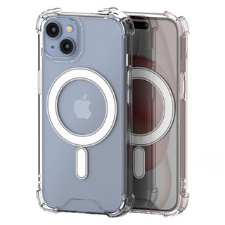 物超所值的 MagSafe 透明凝膠硬質手機殼空氣保險槓