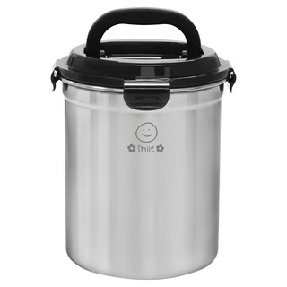 NATURE LIVING 304不鏽鋼廚餘桶, 灰色, 1個