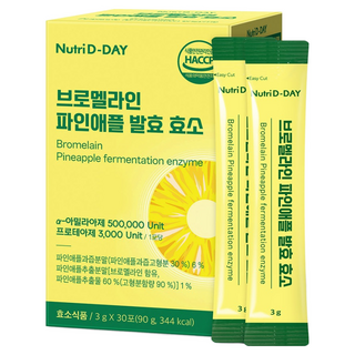 뉴트리디데이 브로멜라인 파인애플 발효 효소, 90g, 1개