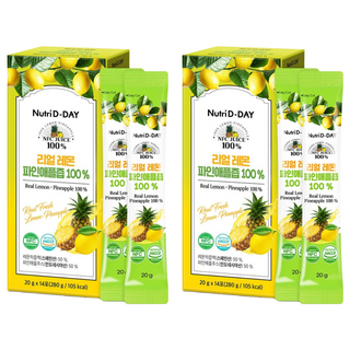 Nutri D-DAY 檸檬&鳳梨汁隨身包, 28個, 20g