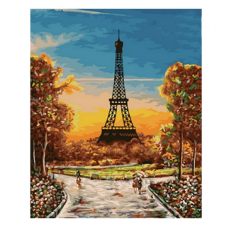 ArtLife 藝術生活 數字油畫DIY 50 x 40cm, 午後的艾菲爾, 1組