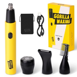 고릴라왁싱 4in1 멀티트리머 코털제거기, Purple Gorilla-TN588, 제모면도기