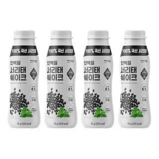 vedansikdang 一餐黑豆蛋白奶昔, 4瓶, 50g