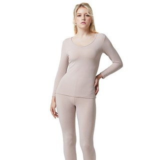 모띠마마 여성용 뉴히트 면기모 발열내의 세트