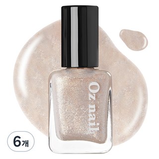 Oz nail 閃耀心情指甲油, 52 金沙海灘, 8ml, 6個