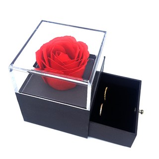 BAMISHOP 肥皂玫瑰花求婚盒, 混合顏色, 1個