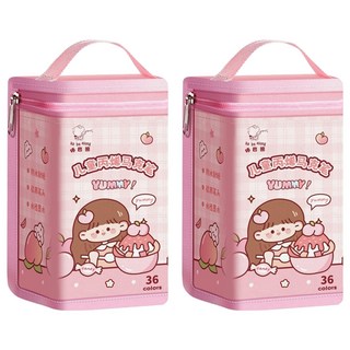 Mass 彩色丙烯馬克筆套裝 桃桃茶話會, 36色, 2組