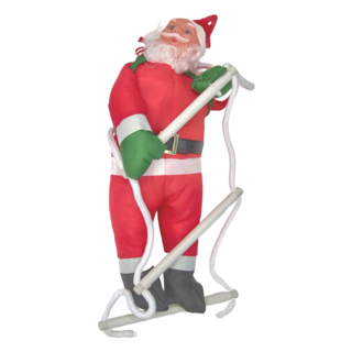 聖誕老人爬梯裝飾, 30cm, 1個