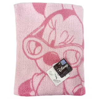 Disney 迪士尼 小浴巾 50*111CM 100%棉 台灣製, 粉色, 1條