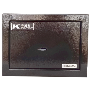 KEEPER SAFE BOX 守護者保險箱 上方開孔投個式單鑰匙現金保險箱, 顏色: 黑色, 型號: 17KD