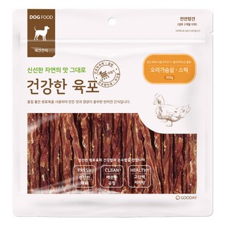 굿데이 강아지 건강한 육포, 오리가슴살 스틱, 300g, 1개