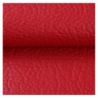 自黏背膠皮革修補貼片, 95x135cm, 皮革, 紅色, 1個