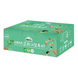 統一生機 有機高纖高鈣亞麻仁堅果粉, 25g, 30包, 1盒