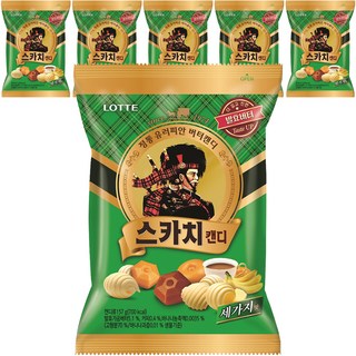 롯데웰푸드 스카치캔디 세가지맛, 157g, 6개