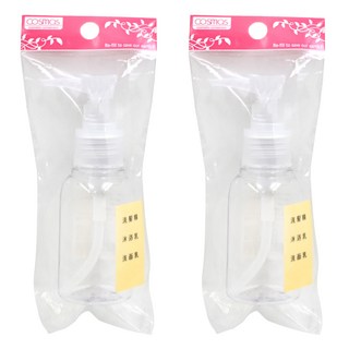 台灣 COSMOS 壓瓶 #928C 75ml, 透明色, 2個