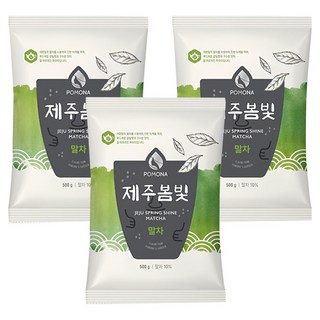 포모나 제주봄빛 말차 파우더, 500g, 1개입, 3개