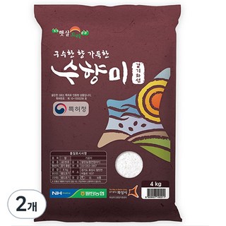 수향미 골든퀸 3호 백미, 특, 4kg, 2개