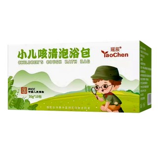 YAO CHEN 瑤辰 6味草本小兒咳清泡浴包, 10個裝, 1組, 30g