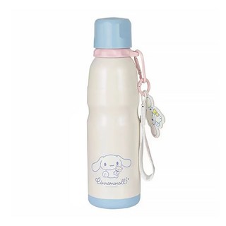 BEDDYBEAR 杯具熊 運動保溫杯 防滑杯墊 防嗆小口徑 SUS316內膽, 大耳狗 白色 + 淺藍色, 1個