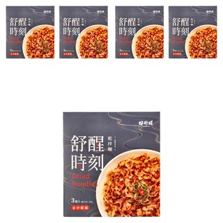 日舒醒 舒醒時刻乾拌麵 金沙椒麻口味 (3包入，351g), 15包
