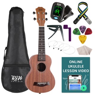레브악기 소프라노 우쿨렐레 RU3S + 구성품 패키지, 1개
